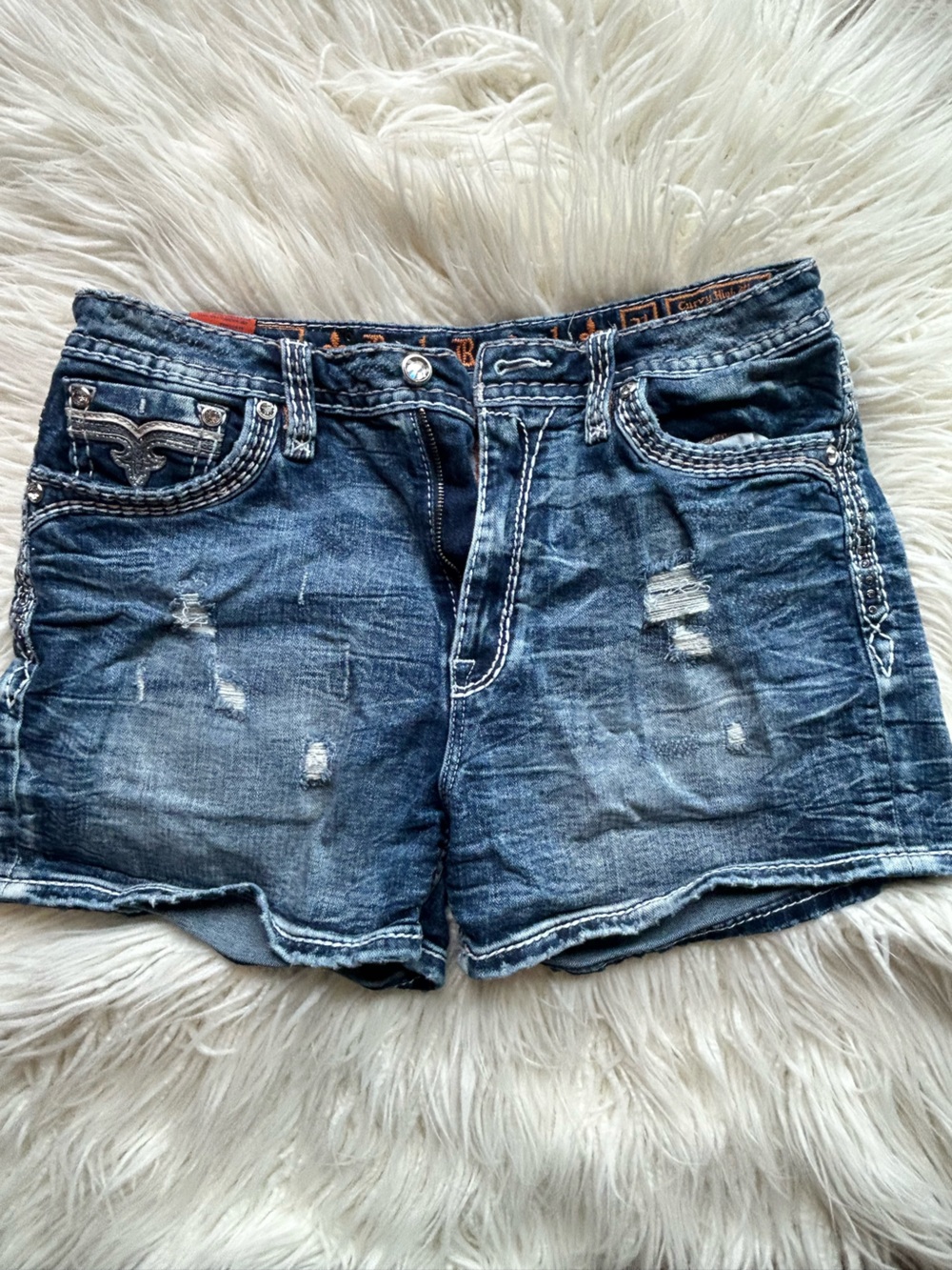 Rock Revival Curvy High Rise Short - Picture 3 of 4